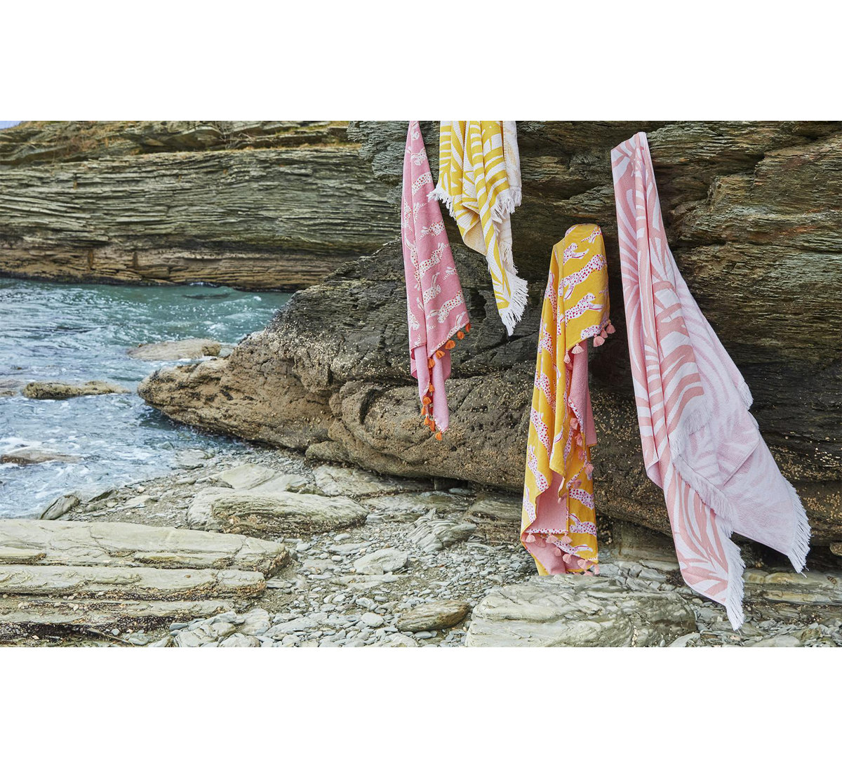 Matouk Zebra Palm Terrycloth Beach Towel Perigold